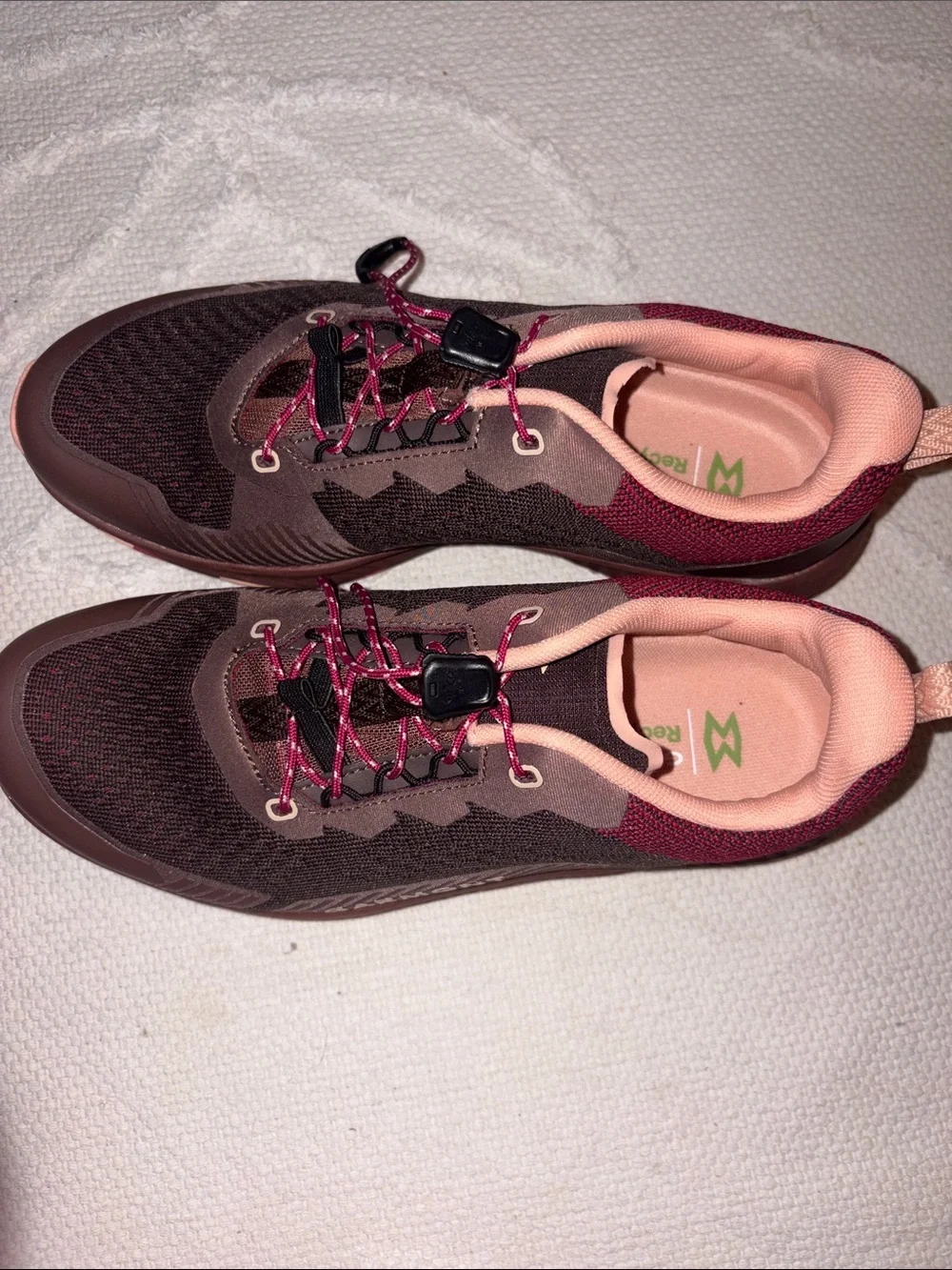 Garmont 9.81 Pulse Brown, Red, and Pink Hiking Sneakers size 8 new without box